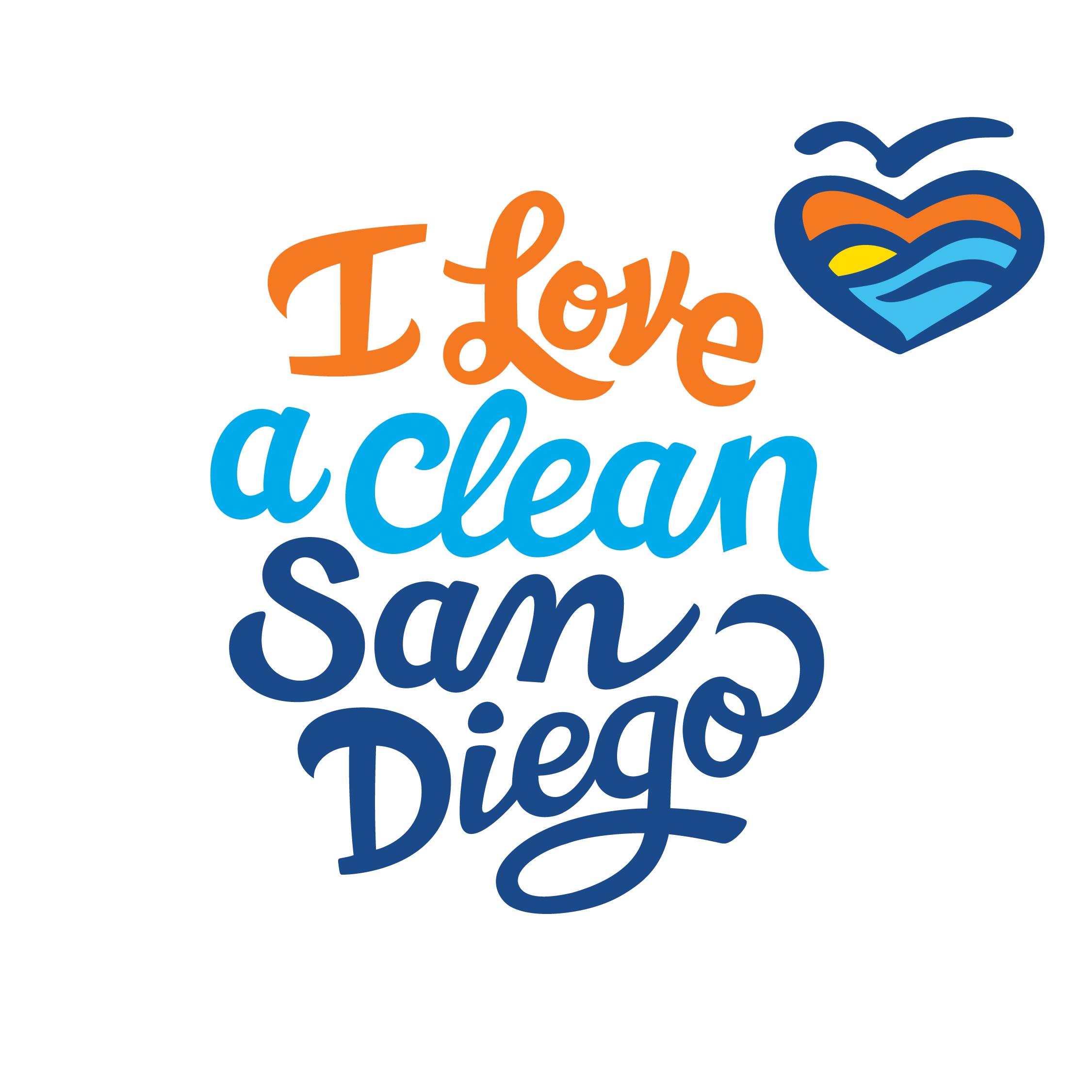 I Love A Clean San Diego logo
