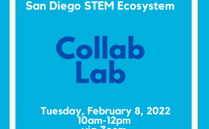 Collab Lab February 8, 2022 announcement.  Registration on eventbrite